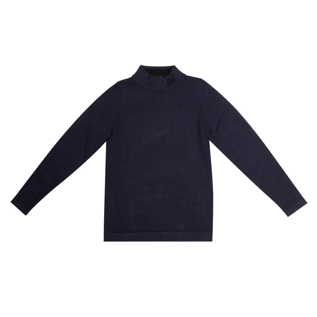 Limited Edition Knit Navy Turtleneck