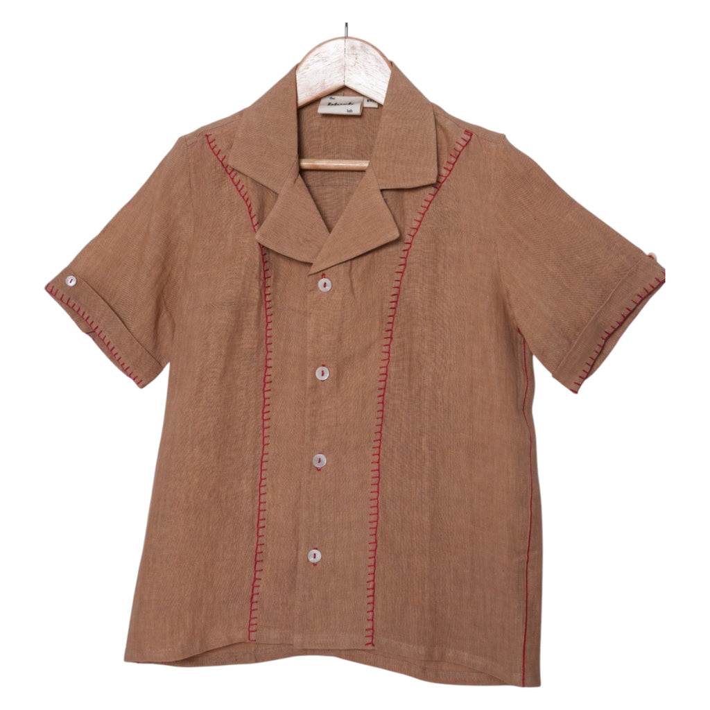 The Block Lab Tide Beige Shirt