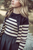Coco Blanc Striped Black/Cream Maxi Set