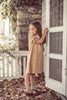 Coco Blanc Lace Collar Camel Dress