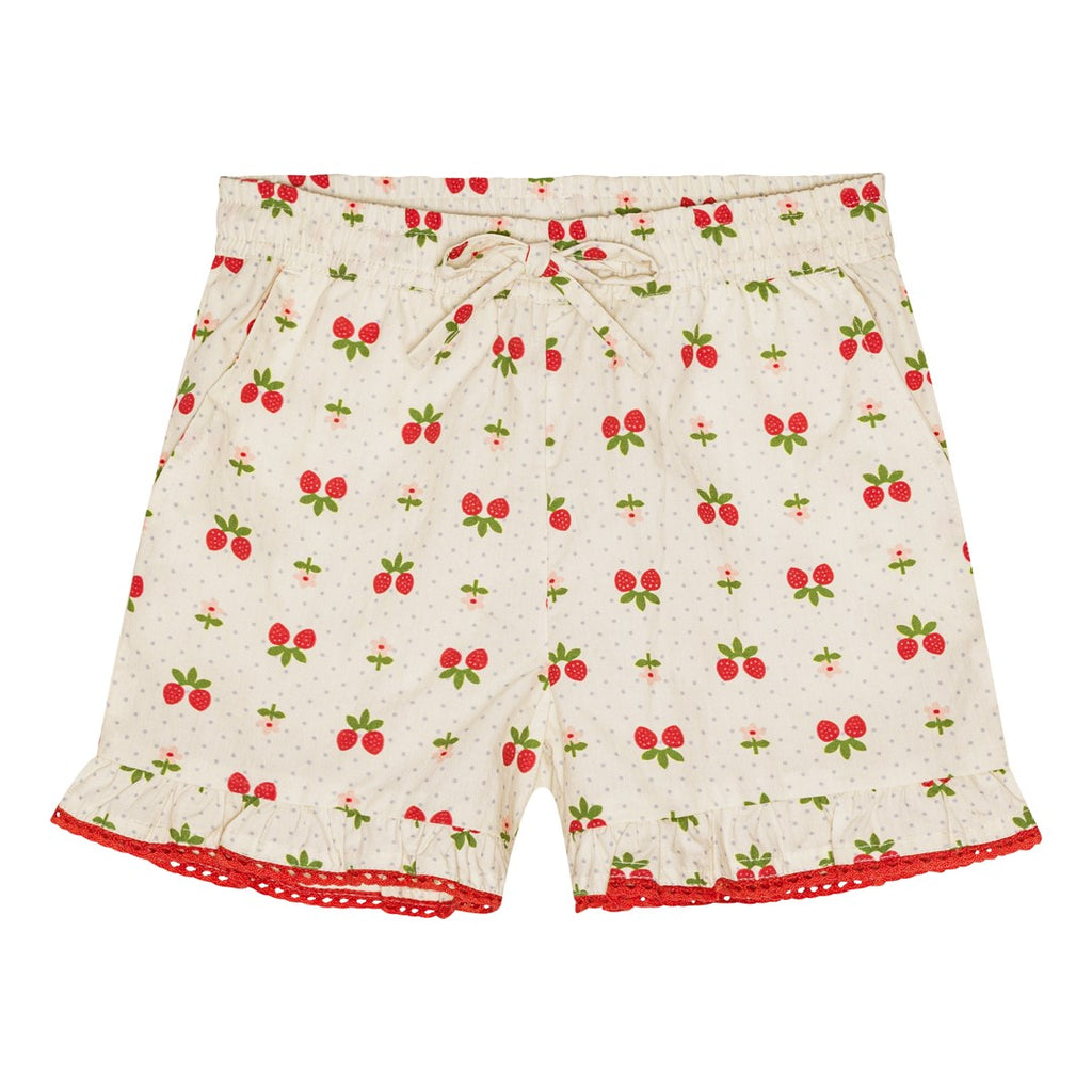 Floss Sofia Soft White Berry Shorts
