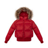 Ellabee Emma Down Red Racoon Bomber