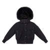 Ellabee Adelle Canvas Down Black Fox Bomber