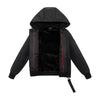 Ellabee Eva Fur Lined Down Black Hoodie