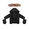 Ellabee Bella Enfant Fur Down Black Raccoon Jacket