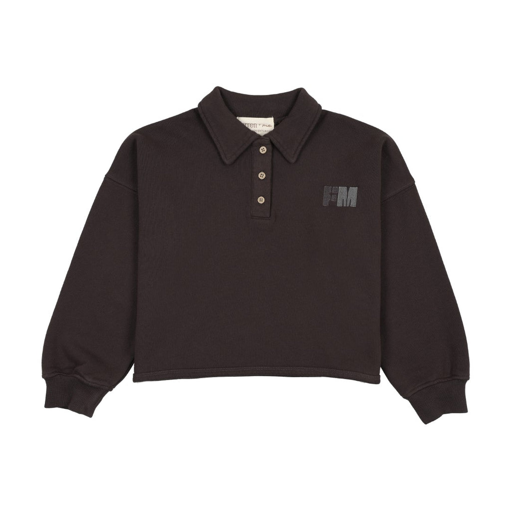 Farren and Me Swing Washed Black Polo