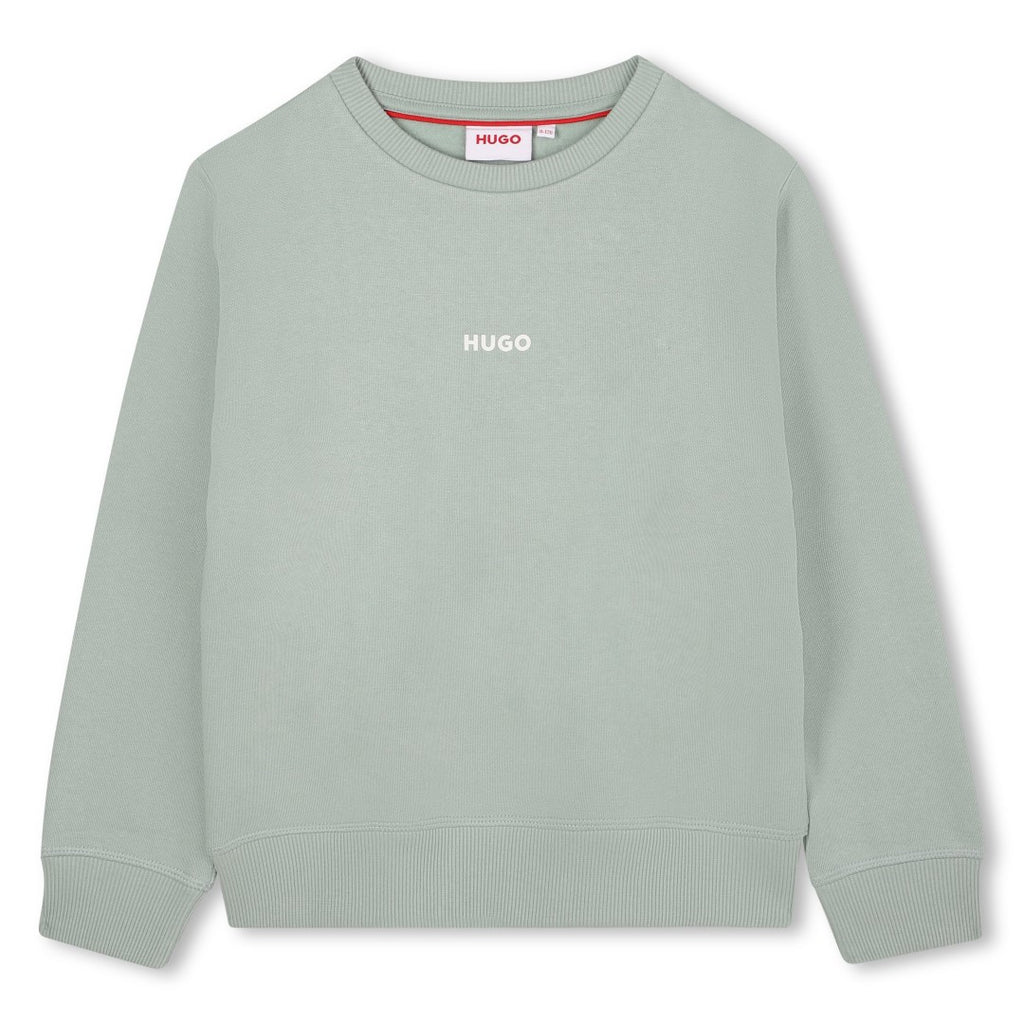 Hugo Small Logo Olive Sweatshirt