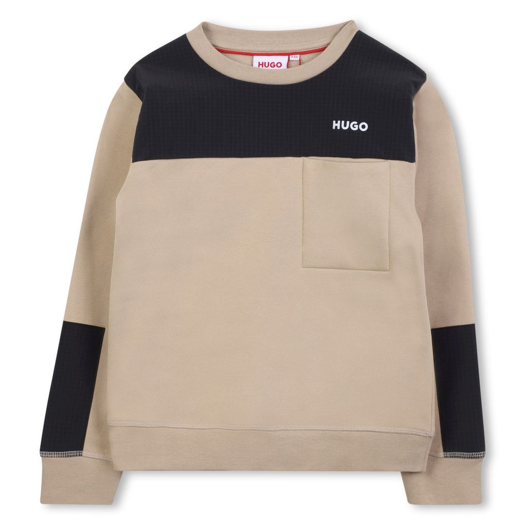 Hugo Beige/Black Sweatshirt