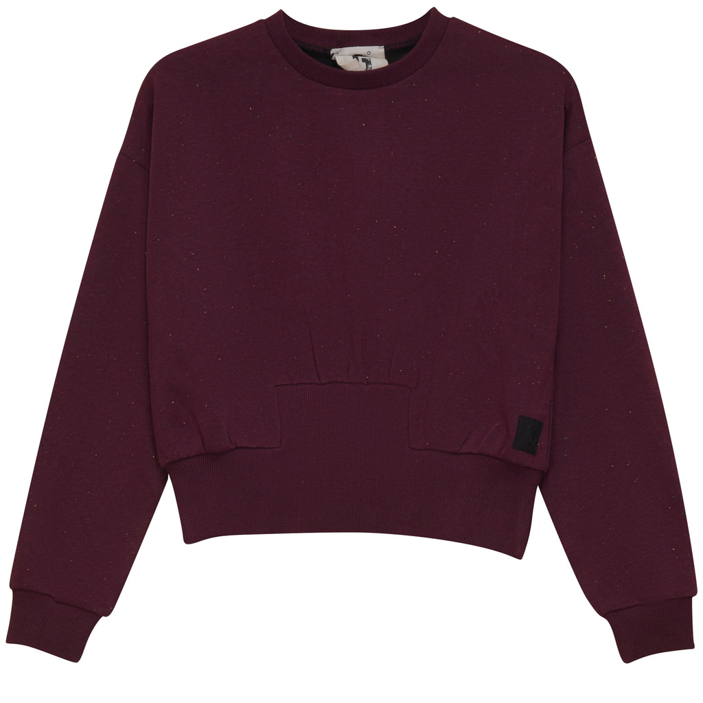 G Degree Speckled Burgundy Sweatshirt