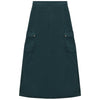 G Degree Cargo Pocket Corduroy Emerald Skirt