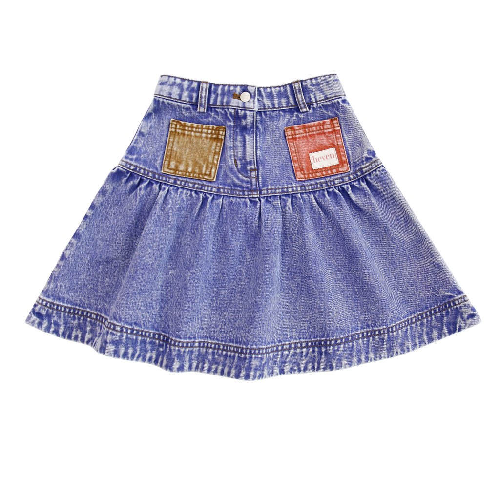 Heven Child Denim Pocket Skirt H47