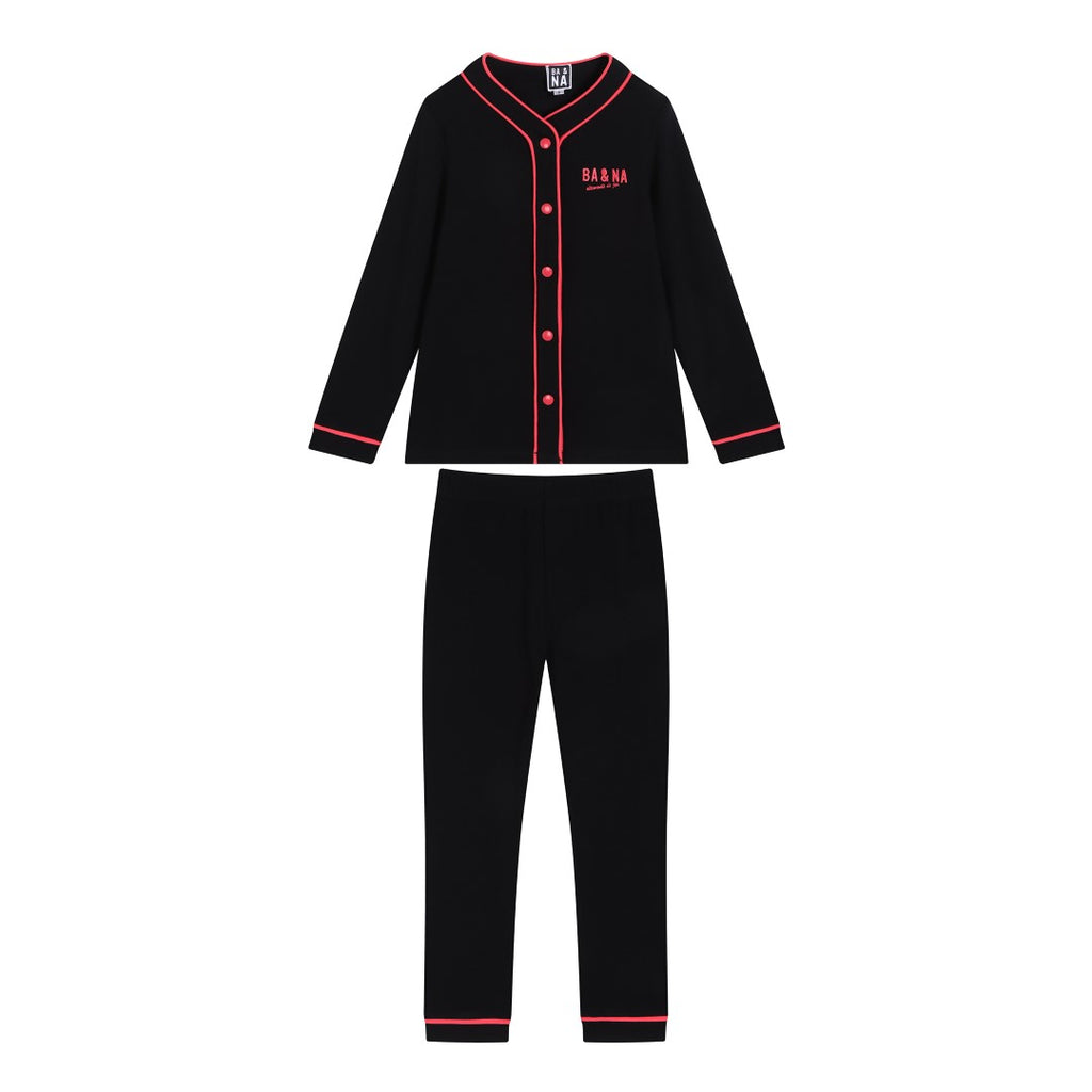 Ba & Na Black Coral Piped Pajamas FINAL SALE