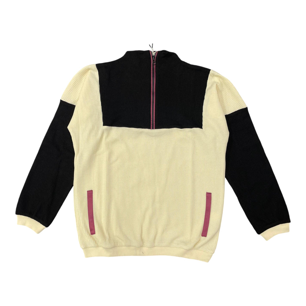 Crew kids Black Half Zip Knit Top