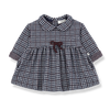 One More In The Family Collar Dark Blue Dress