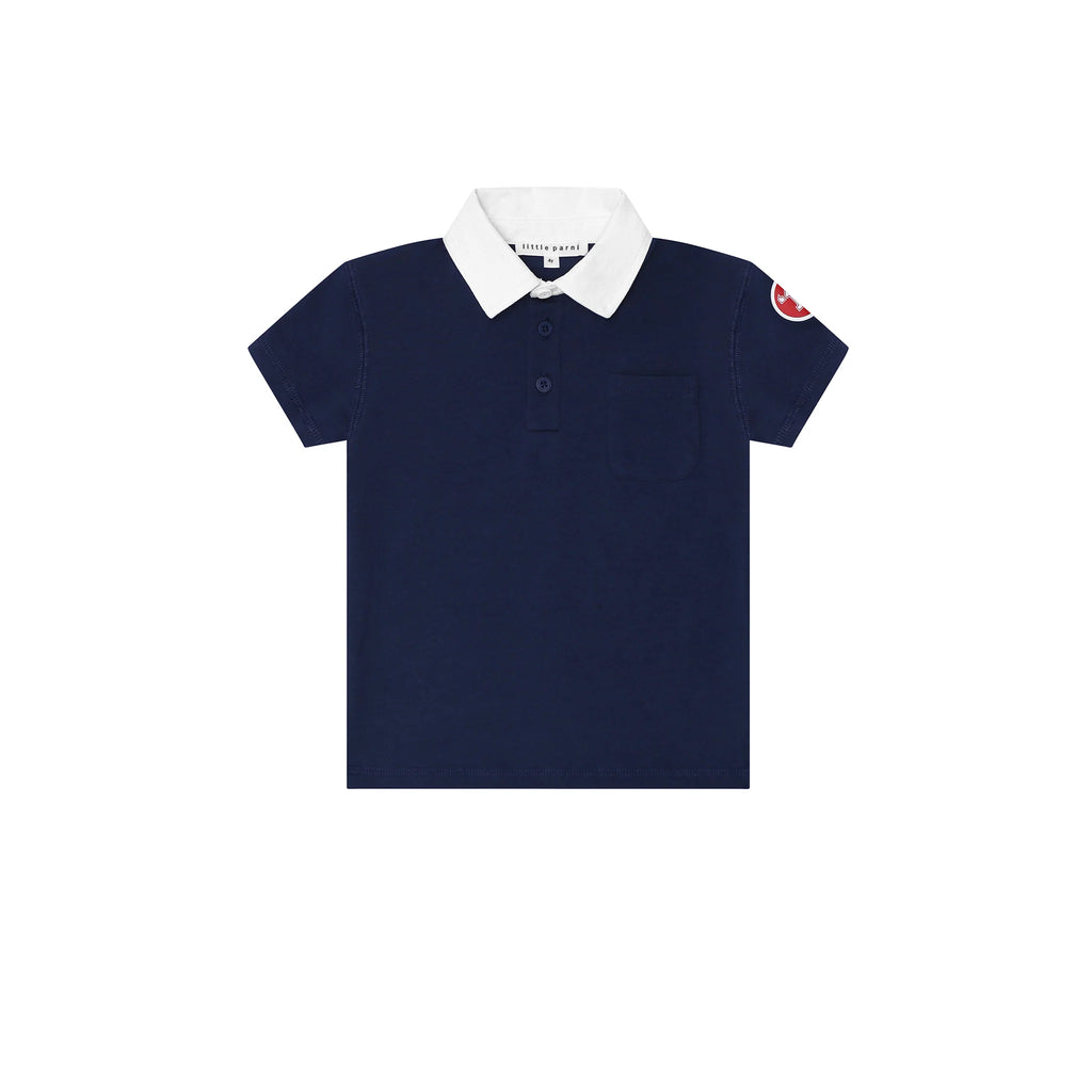 Little Parni Boys Est Blue Polo K513