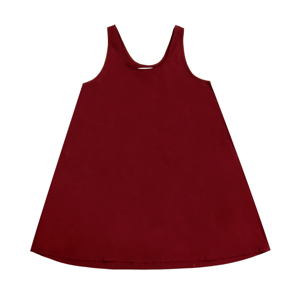 Little Parni Taffeta Burgundy Jumper K589
