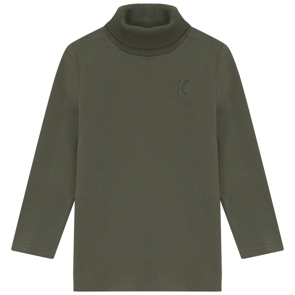 Kix Olive Turtleneck
