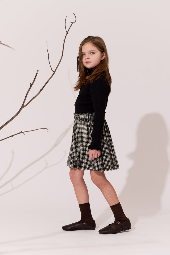 Klai Rib Knit Black Turtleneck