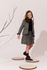 Klai Houndstooth Grey Blazer