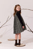 Klai Pleat Houndstooth Grey Jumper