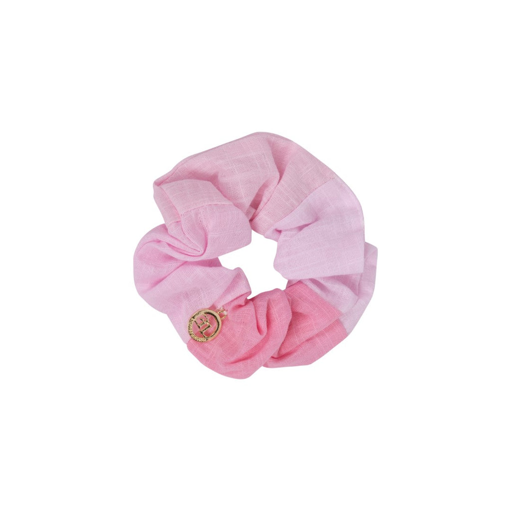 Limited Edition Multi Linen Pink Scrunchie FINAL SALE