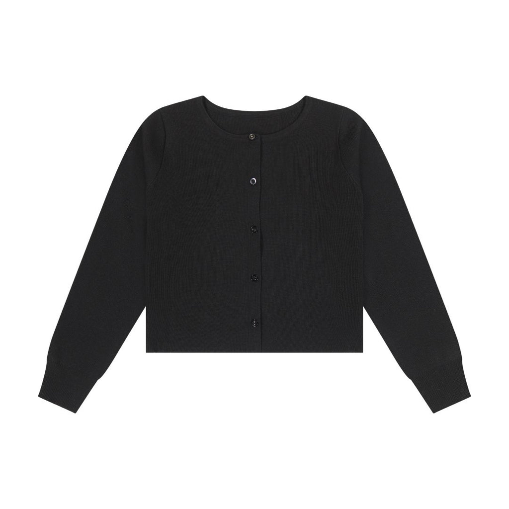 Retrokid Mae Rope Detail Black Cardigan