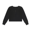 Retrokid Mae Rope Detail Black Cardigan