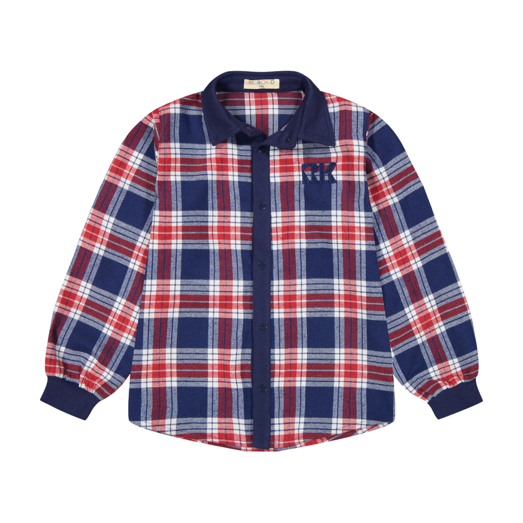 Retrokid Miles Boys Plaid Shirt