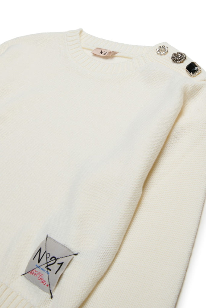 No. 21 Maglia White Sweatshirt