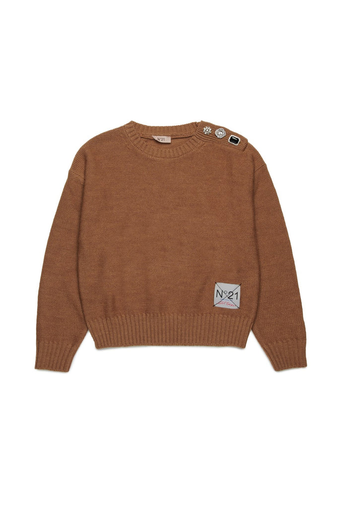 No. 21 Maglia Brown Sweatshirt