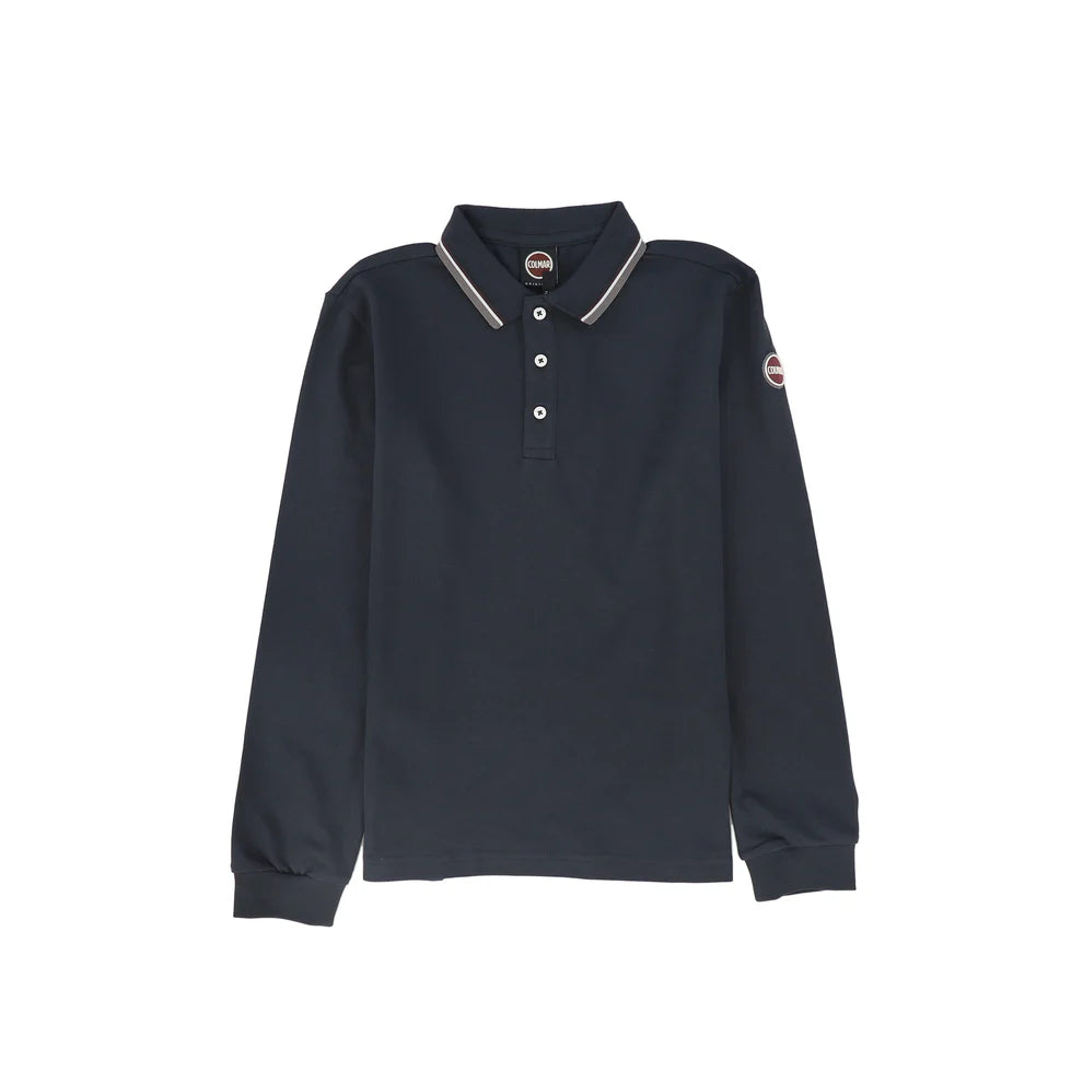 Colmar Long Sleeves Piquet Navy Polo