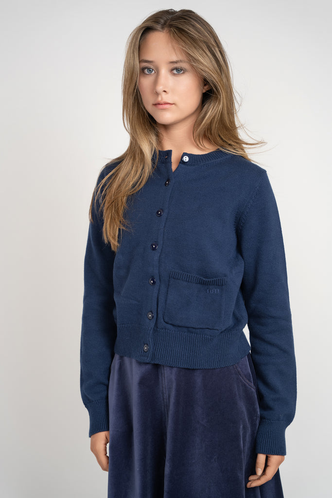 NdotM Cotton Blue Cardigan