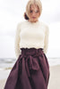 Gem Furry Scalloped Cream Sweater