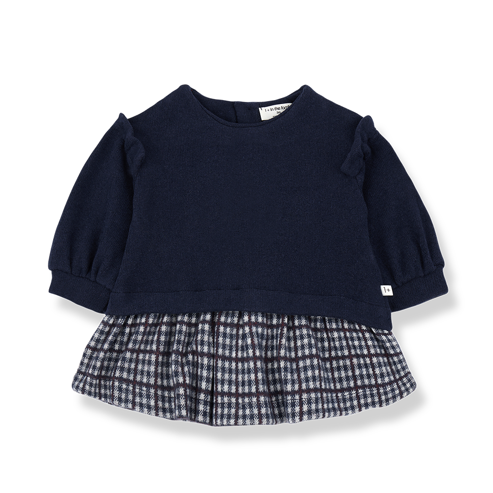 One More In The Family Sabine Dark Blue Dress