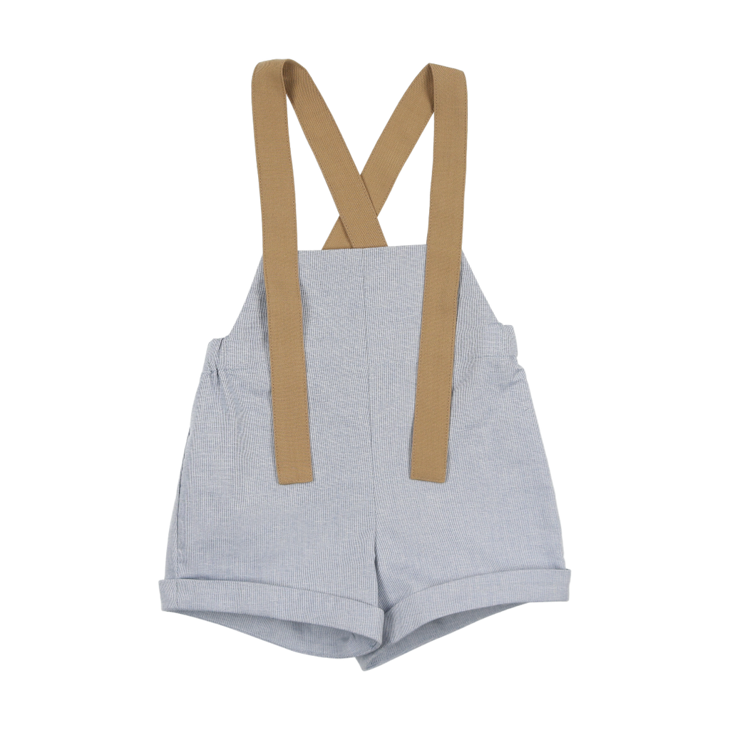 Sweet Threads Rhodes Romper Light Blue