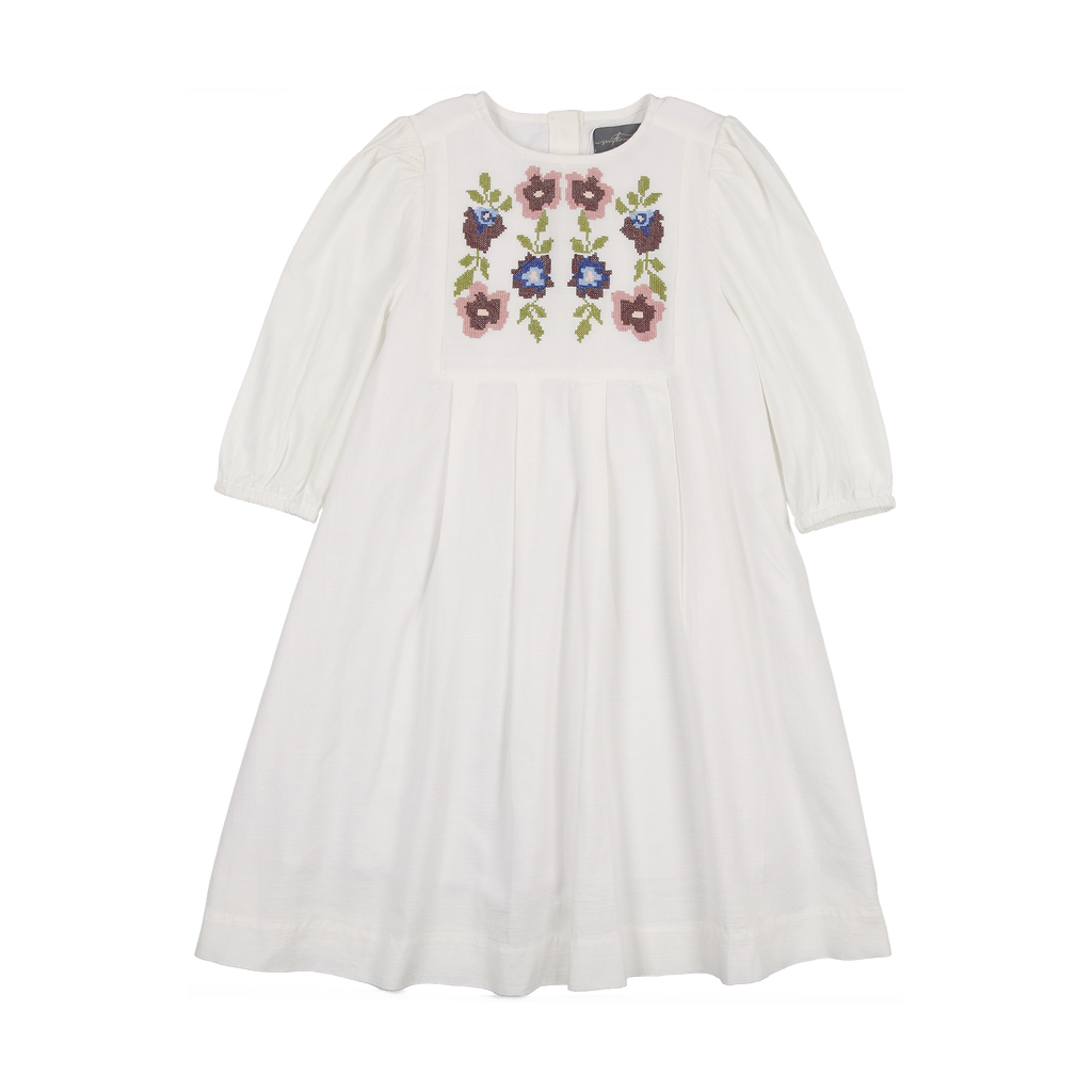 Sweet Threads Denika Dress White