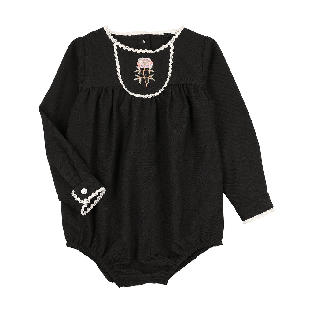 Sweet Threads Dhalia Black Romper *PREORDER*