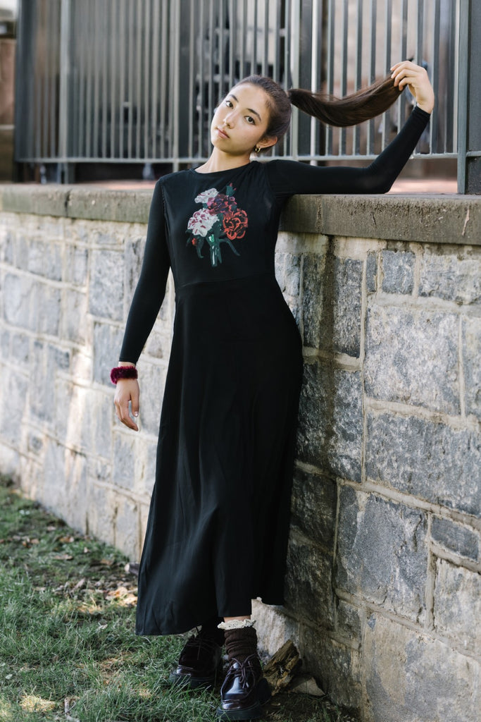 Sweet Threads Morgan Teen Black Dress