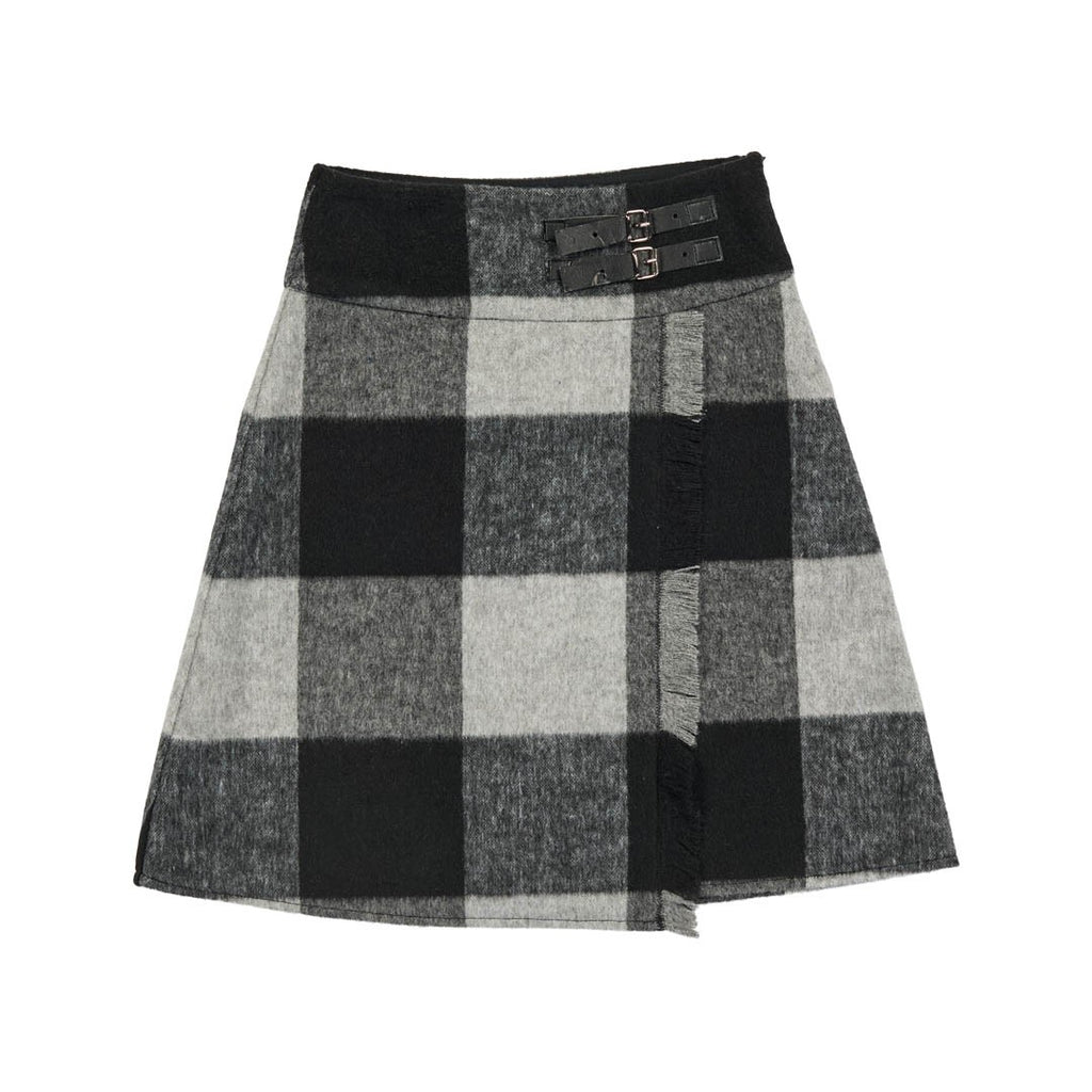 Olivia Rohde Black Checkered Skirt No. 2208 142