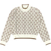 Twinset Mockneck Papiro/ Micro Logo Camel Sweater