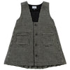 Klai Pleat Houndstooth Grey Jumper