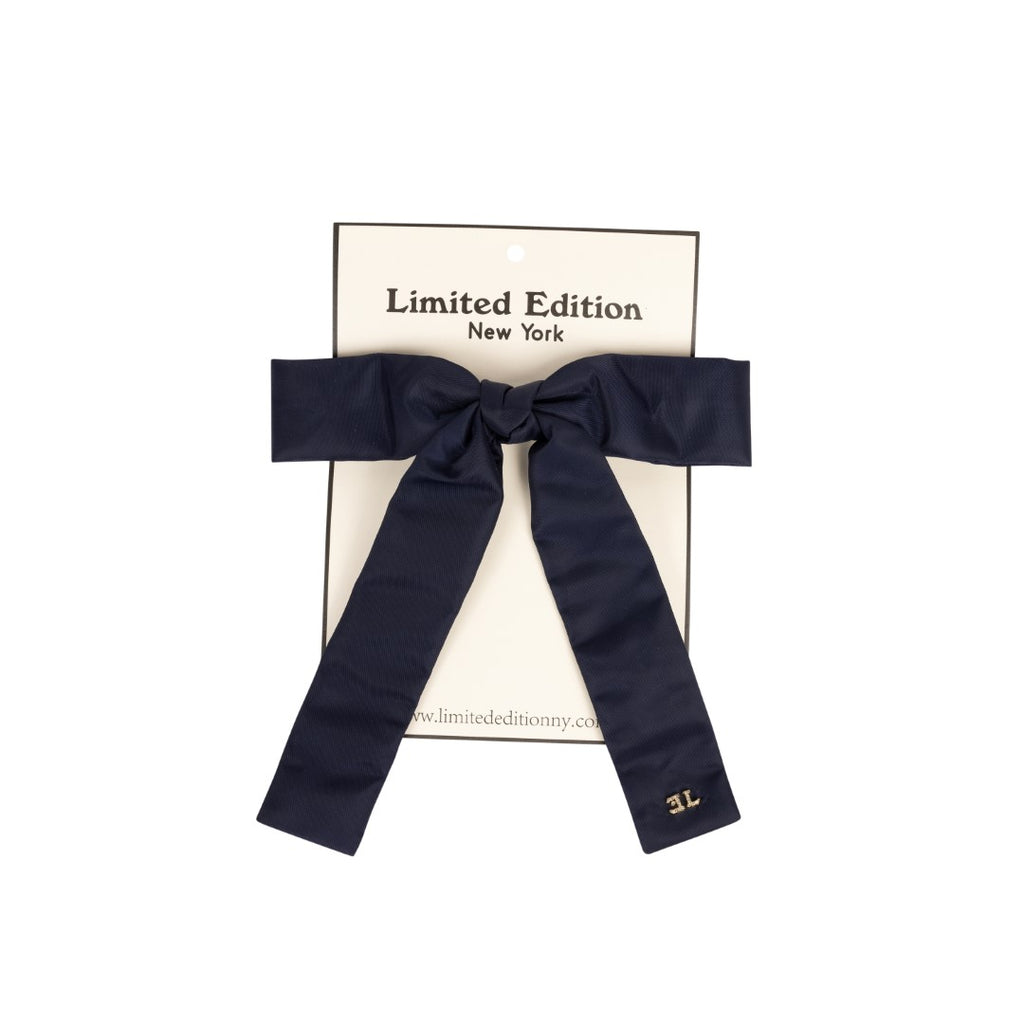 Limited Edition Taffeta Navy Bow *FINAL SALE*
