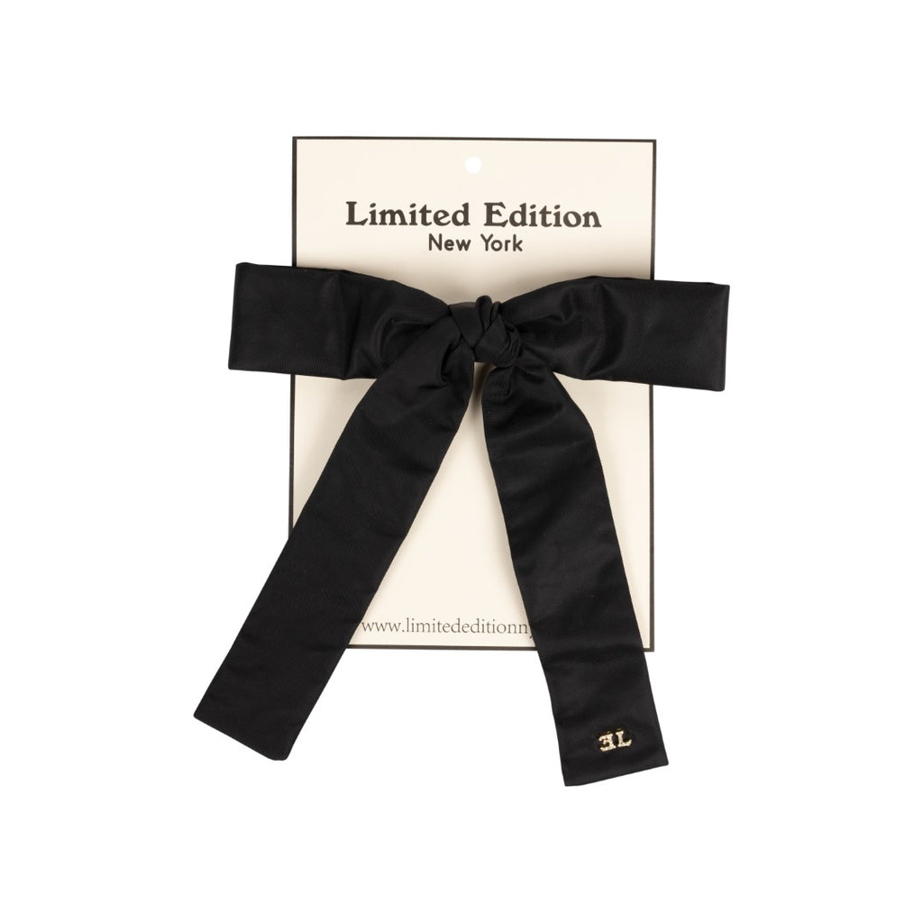 Limited Edition Taffeta Black Bow *FINAL SALE*