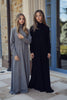 NdotM Jersey Long Sleeve Grey Maxi Dress