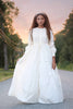 Little Tempest Tiered Cream Gown