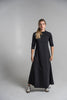 Teen Boss Maxi Black Robe with White Strip