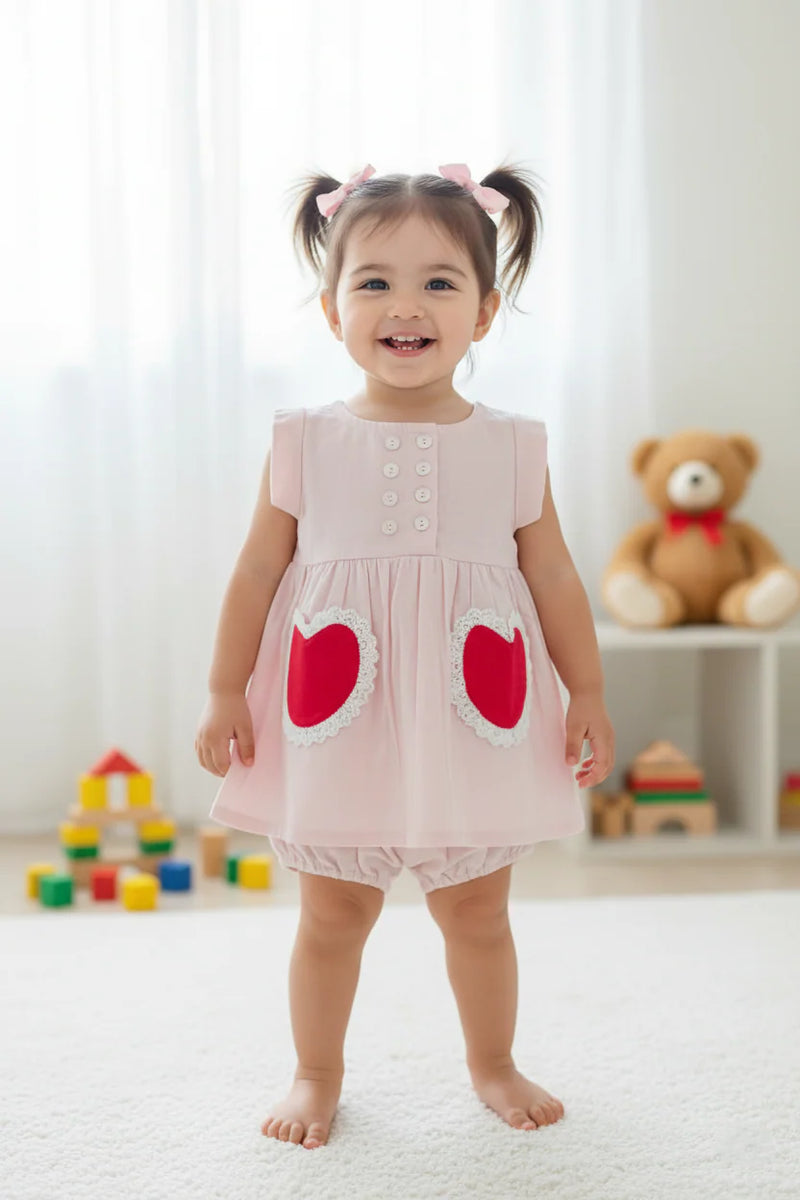Yo Baby Amore Soft Pink Dress
