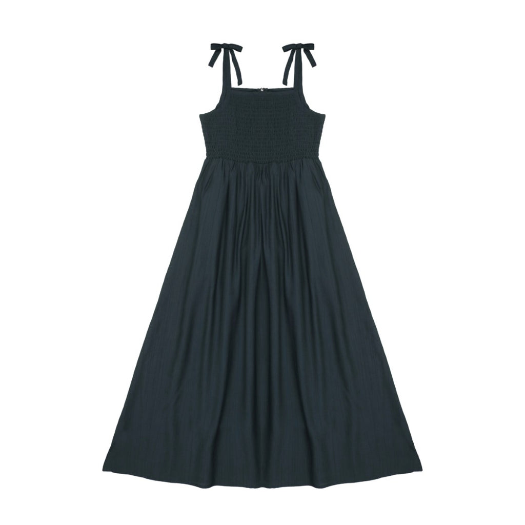 Coco Blanc Maxi Tie Navy Jumper