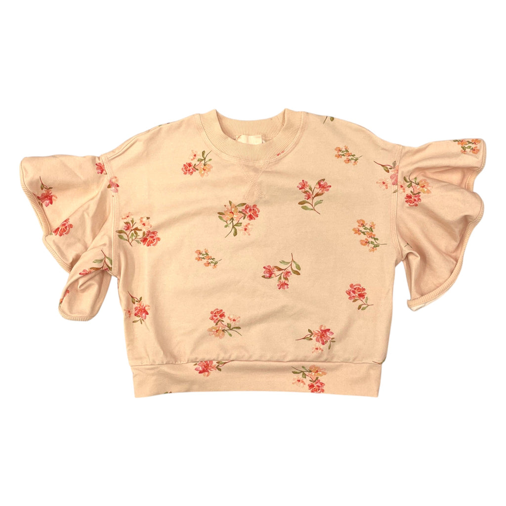 Steph by Petit Amalie S/S Petite Rose Sweat Top