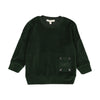 Ann of Nan Velour Boys Green Top